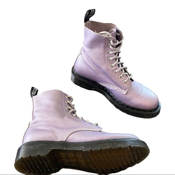 ๐ Dr. Martens 1460 Pascal Virginia Purple Combat Boots ๐ - Picture 9 of 16